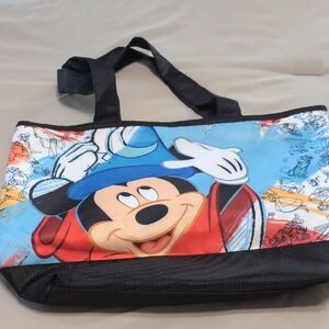Disney Black and Blue Mickey Mouse Duffel Bag